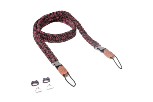 C-ROPE Kameragurt Traveler aus Paracord 100cm Red Dots retail