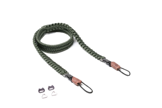 C-ROPE Kameragurt Traveler aus Paracord 100cm Military Olive retail