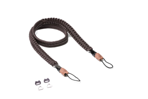 C-ROPE Kameragurt Traveler aus Paracord 100cm Dark Coffee retail