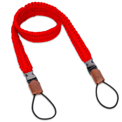 C-ROPE Kameragurt Traveler aus Paracord 125cm Bright Red retail