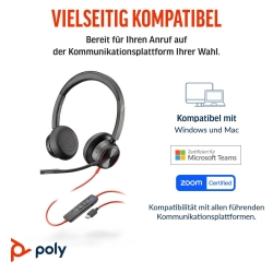 Poly Blackwire 8225 Stereo USB-C/A
