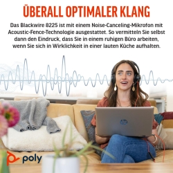 Poly Blackwire 8225 Stereo USB-C/A