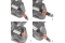 C-ROPE Kameragurt Traveler aus Paracord 140cm Navy Blue retail