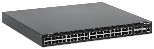 INTELLINET 54-P PoE+ Managed Switch 6x10GbE 850W