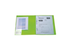 HERMA Schnellhefter A4 neon grün Polypropylen 3St.