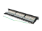 LANBERG 19 Patchpanel 1U 24-Port CAT.6 FTP geschirmt sw