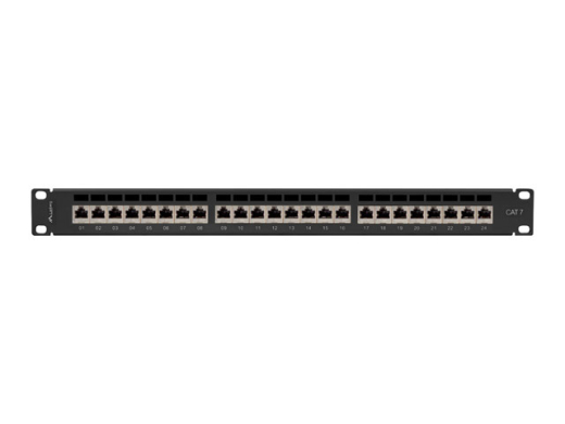 LANBERG 19 Patchpanel 1U 24-Port CAT.7 FTP geschirmt sw