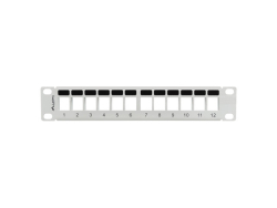 LANBERG 10 Patchpanel Blank 1U 12-Port Keystone Organizer g