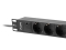 LANBERG 10 PDU-Steckdosenleiste 1U 3x Schuko 2m 16A sw
