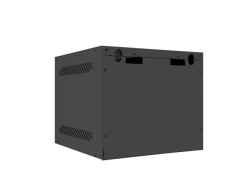 LANBERG 10 4U 280x310 Wandgehäuse Glastür (FlatPack) sw