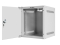 LANBERG 10 6U 280x310 Wandgehäuse Glastür (FlatPack) grau