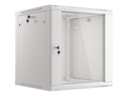 LANBERG 19 12U 600x600 Wandgehäuse Glastür V2 (FlatPack) gr