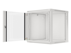 LANBERG 19 12U 600x600 Wandgehäuse Glastür V2 (FlatPack) gr