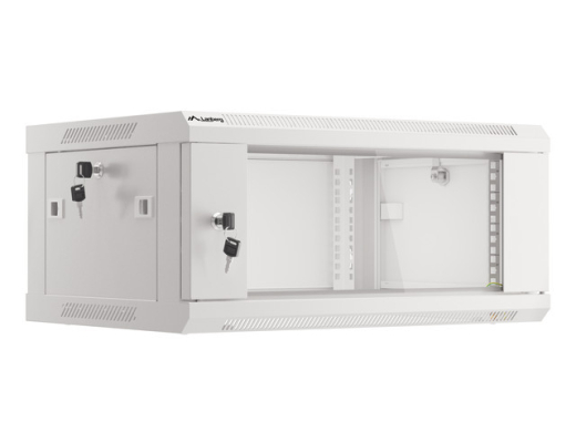 LANBERG 19 4U 600x450 Wandgehäuse Glastür V2 (FlatPack) gr