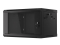 LANBERG 19 6U 600x450 Wandgehäuse Glastür V2(FlatPack) sw