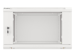 LANBERG 19 6U 600x600 Wandgehäuse Glastür V2 (FlatPack) gr