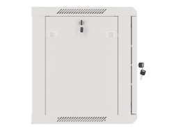 LANBERG 19 9U 600x450 Wandgeh. Metalltür (FlatPack) grau