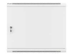 LANBERG 19 9U 600x450 Wandgeh. Metalltür (FlatPack) grau