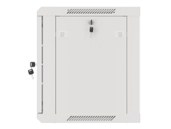 LANBERG 19 9U 600x450 Wandgeh. Metalltür (FlatPack) grau