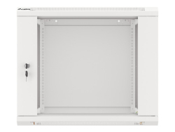 LANBERG 19 9U 600x600 Wandgehäuse Glastür V2 (FlatPack) gr