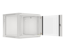 LANBERG 19 9U 600x600 Wandgehäuse Glastür V2 (FlatPack) gr