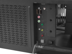 LANBERG 19 Server Gehäuse Rackmount ATX 450/08 4U schwarz
