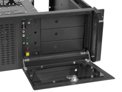 LANBERG 19 Server Gehäuse Rackmount ATX 450/08 4U schwarz
