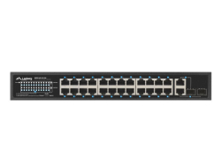 LANBERG Switch 24-Port 100MB PoE+/2x Combo Rack 19 250W