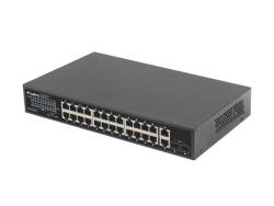 LANBERG Switch 24-Port 1Gb PoE+/2xGb 2xSFP Rack 19 360W