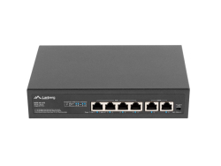 LANBERG Switch 4-Port 100MB PoE+/2x100MB unmanag. 10/1960W