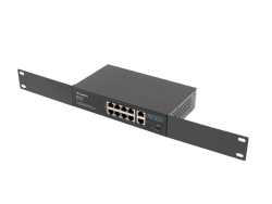 LANBERG Switch 8-Port 100MB PoE+/2x1Gb unmanag. 10/19 120W