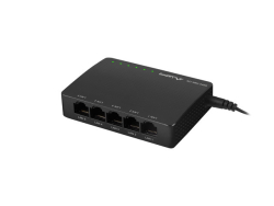 LANBERG Switch 5-Port 1Gb/s unmanag. Gigab.Eth. Desktop 12V