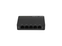 LANBERG Switch 5-Port 1Gb PoE+(4xPoE 30W/1x max.60W)unmanag