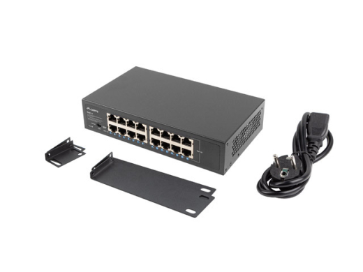 LANBERG Switch RSGE 16-Port 1Gb unmanaged Gigab.Eth. 10/19
