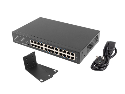 LANBERG Switch RSGE 24-Port 1Gb unmanaged Gigab.Ethern. 19