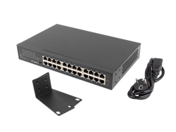 LANBERG Switch RSGE 24-Port 1Gb unmanaged Gigab.Ethern. 19