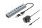 CONCEPTRONIC 7-Port Hub USB-A3.0/-C Adap.->4xA3.0+m.Netz. gr