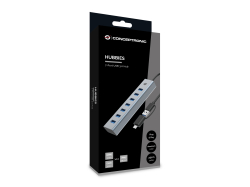 CONCEPTRONIC 7-Port Hub USB-A3.0/-C Adap.->7xA3.0...