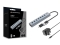 CONCEPTRONIC 7-Port Hub USB-A3.0/-C Adap.->7xA3.0 m.Netz. gr