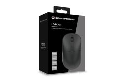 CONCEPTRONIC Dual Maus WLS BT5.2/1600DPI/4Tasten L+R schwarz