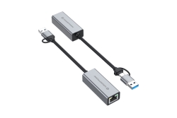 CONCEPTRONIC Adapter USB-C/-A3.0->GbE 5Gbs 0.18m gr