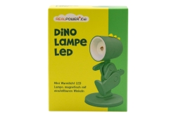 RealPower LED-Tier Taschenlampe Green Dino mit Sockel