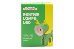 RealPower LED-Tier Taschenlampe Green Deer