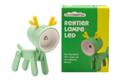 RealPower LED-Tier Taschenlampe Green Deer