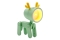RealPower LED-Tier Taschenlampe Green Deer
