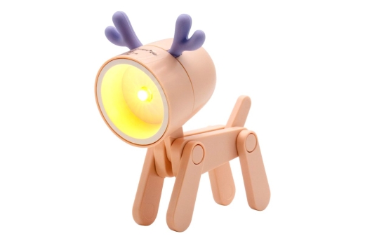 RealPower LED-Tier Taschenlampe Pink deer