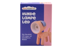 RealPower LED-Tier Taschenlampe Pink dog