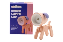 RealPower LED-Tier Taschenlampe Pink dog