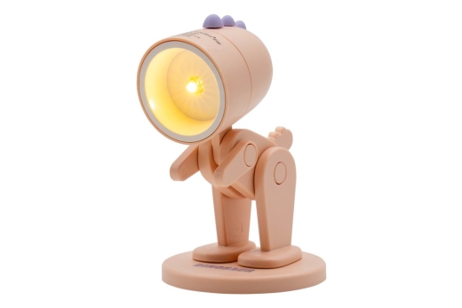 RealPower LED-Tier Taschenlampe Pink dino mit Sockel