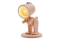 RealPower LED-Tier Taschenlampe Pink dino mit Sockel